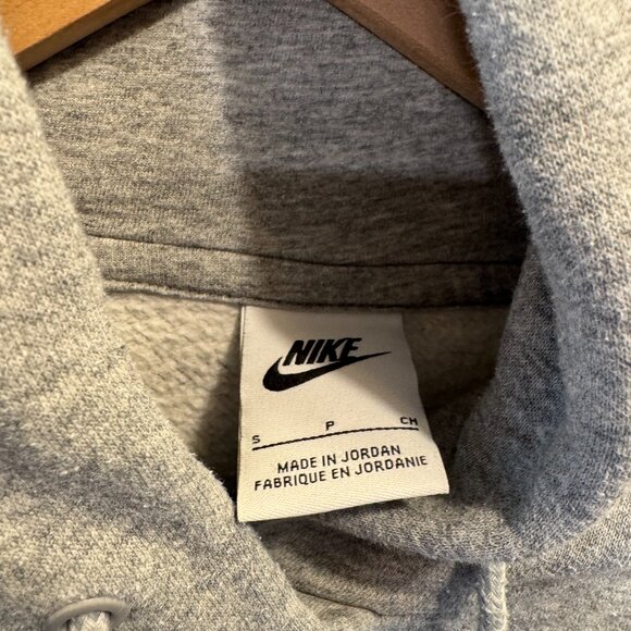 Women's Nike Hoodie Small Heather Grey - Picture 2 of 3
